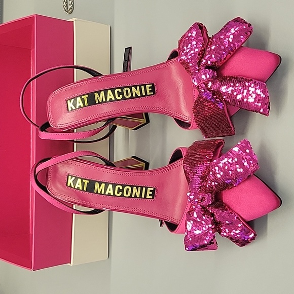 KAT MACONIE Shoes - KAT MACONIE Fuchsia Maren Bow Pump